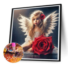 Load image into Gallery viewer, Angel Girl 30*30CM(Canvas) Full Round Drill Diamond Painting
