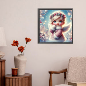 Angel Girl 30*30CM(Canvas) Full Round Drill Diamond Painting