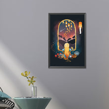 Load image into Gallery viewer, Quiet Night Girl And Kongming Lantern 40*60CM(Picture) Full AB Round Drill Diamond Painting
