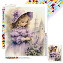 Load image into Gallery viewer, Lavender Girl 40*50CM(Picture) Full Square Drill Diamond Painting
