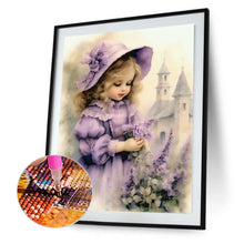 Load image into Gallery viewer, Lavender Girl 40*50CM(Picture) Full Square Drill Diamond Painting
