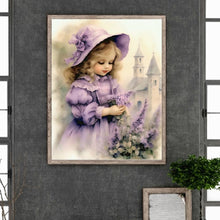 Load image into Gallery viewer, Lavender Girl 40*50CM(Picture) Full Square Drill Diamond Painting
