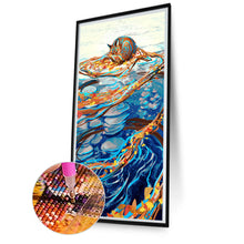 Load image into Gallery viewer, Fox Reflection In Water 40*80CM(Picture) Full AB Round Drill Diamond Painting
