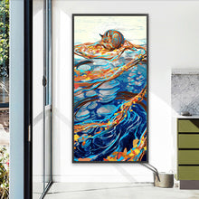 Load image into Gallery viewer, Fox Reflection In Water 40*80CM(Picture) Full AB Round Drill Diamond Painting
