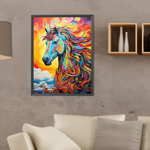 Load image into Gallery viewer, Colorful Art Style Horse 30*40CM(Canvas) Full Round Drill Diamond Painting
