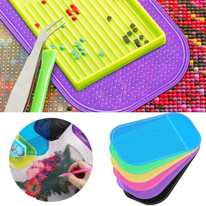 8 Pcs Diamond Painting Anti-Slip Tools Sticky Gel Pad for Holding Tray for Kids