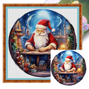 Santa Claus - 50*50CM 11CT Stamped Cross Stitch