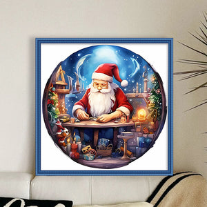 Santa Claus - 50*50CM 11CT Stamped Cross Stitch