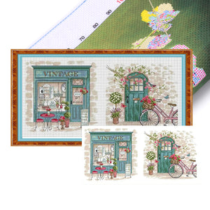 Joy Sunday Afternoon In Provence - 52*29CM 14CT Stamped Cross Stitch