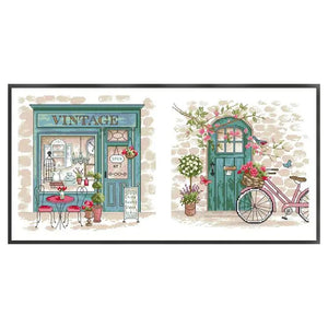 Joy Sunday Afternoon In Provence - 52*29CM 14CT Stamped Cross Stitch