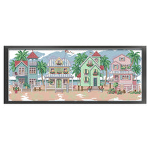 Load image into Gallery viewer, Joy Sunday Seaside Village - 54*21CM 14CT Stamped Cross Stitch
