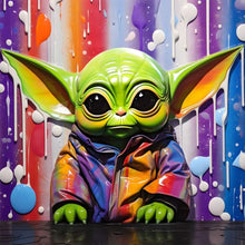 Load image into Gallery viewer, Yoda 30*30CM(Canvas) Full Round Drill Diamond Painting
