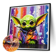 Load image into Gallery viewer, Yoda 30*30CM(Canvas) Full Round Drill Diamond Painting
