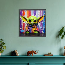 Load image into Gallery viewer, Yoda 30*30CM(Canvas) Full Round Drill Diamond Painting
