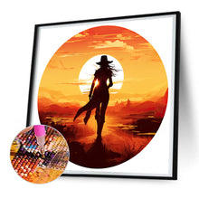 Load image into Gallery viewer, Western Cowgirl 30*30CM(Canvas) Full Round Drill Diamond Painting
