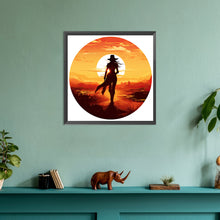 Load image into Gallery viewer, Western Cowgirl 30*30CM(Canvas) Full Round Drill Diamond Painting
