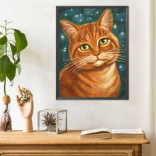 Load image into Gallery viewer, Fat Cat 30*40CM(Canvas) Full Round Drill Diamond Painting
