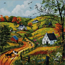 Load image into Gallery viewer, Joy Sunday Spring Hills - 55*55CM 14CT Stamped Cross Stitch
