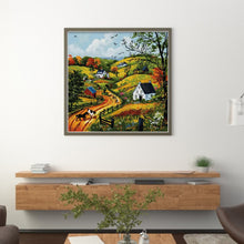 Load image into Gallery viewer, Joy Sunday Spring Hills - 55*55CM 14CT Stamped Cross Stitch
