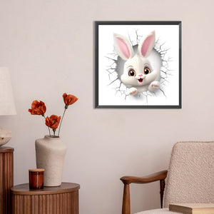 Rabbit 30*30CM(Canvas) Full Round Drill Diamond Painting