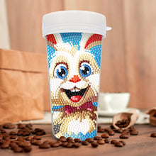 Load image into Gallery viewer, Easter 470ML Diamond Painting Art Water Cup BPA Free With Lid Thermal Insulation
