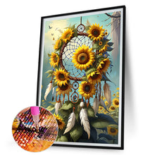 Load image into Gallery viewer, Sunflower Dream Catcher 30*45CM(Canvas) Full Round Drill Diamond Painting
