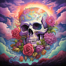 Load image into Gallery viewer, Flowers And Skulls 30*30CM(Canvas) Full Round Drill Diamond Painting
