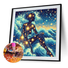 Load image into Gallery viewer, Goddess Of Sea And Stars 30*30CM(Canvas) Full Round Drill Diamond Painting
