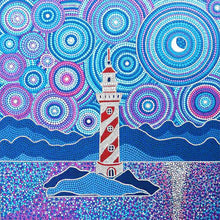 Load image into Gallery viewer, Island Lighthouse 30*30CM(Canvas) Full Round Drill Diamond Painting
