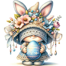 Load image into Gallery viewer, Easter Bunny Gnome - 45*45CM 11CT Stamped Cross Stitch
