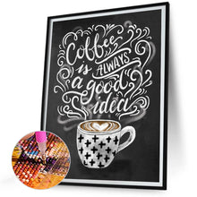 Load image into Gallery viewer, Coffee 30*40CM(Canvas) Full Round Drill Diamond Painting

