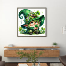Load image into Gallery viewer, Four-Leaf Clover Spirit - 45*45CM 11CT Stamped Cross Stitch
