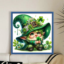 Load image into Gallery viewer, Four-Leaf Clover Spirit - 45*45CM 11CT Stamped Cross Stitch
