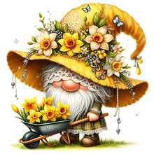 Load image into Gallery viewer, Yellow Flower Goblin - 45*45CM 11CT Stamped Cross Stitch
