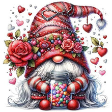 Load image into Gallery viewer, Rose Gnome - 45*45CM 11CT Stamped Cross Stitch
