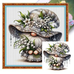 Lily Of The Valley Goblin - 45*45CM 11CT Stamped Cross Stitch