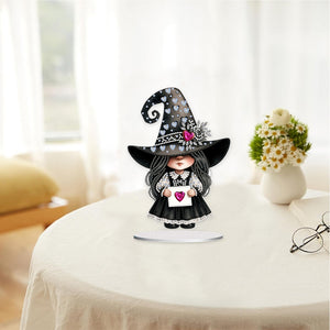 Acrylic Gnome Special Shape Diamond Painting Desktop Home Decor (Love Letter)