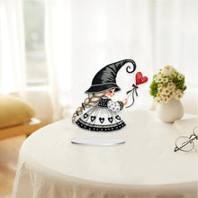 Load image into Gallery viewer, Acrylic Cute Gnome Special Shape Diamond Painting Desktop Home Decor (Balloon)
