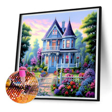 Load image into Gallery viewer, Woods House 30*30CM(Canvas) Full Round Drill Diamond Painting

