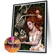 Load image into Gallery viewer, Sad Girl 40*50CM(Canvas) Full Round Drill Diamond Painting
