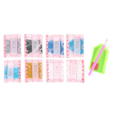 Load image into Gallery viewer, 10 Pairs Double Sided Diamond Painting Earrings Gift for Women Girls (Style 3)
