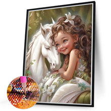 Load image into Gallery viewer, Little Girl 40*50CM(Canvas) Full Round Drill Diamond Painting
