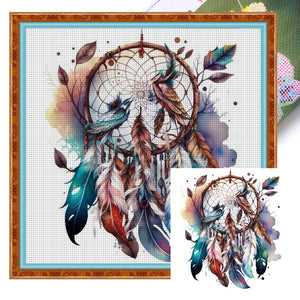 Dreamcatcher - 50*50CM 11CT Stamped Cross Stitch