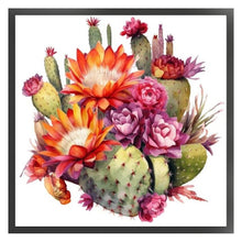 Load image into Gallery viewer, Cactus Flower - 50*50CM 11CT Stamped Cross Stitch
