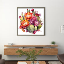 Load image into Gallery viewer, Cactus Flower - 50*50CM 11CT Stamped Cross Stitch
