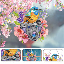 Load image into Gallery viewer, Single Side Special Shape Diamond Painting Hanging Pendant for Home Decor (Bird)
