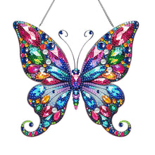 Load image into Gallery viewer, Single Side Special Shape Diamond Painting Hanging Pendant Home Decor(Butterfly)
