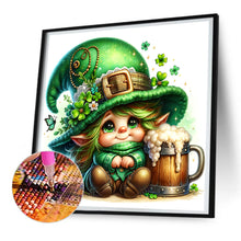 Load image into Gallery viewer, Clover Spirit St. Patrick&#39;S Day 30*30CM(Canvas) Full Round Drill Diamond Painting
