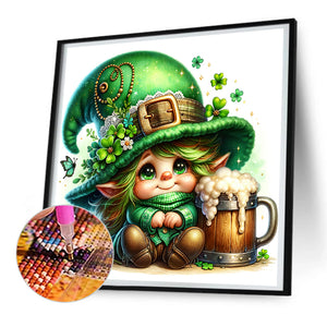 Clover Spirit St. Patrick'S Day 30*30CM(Canvas) Full Round Drill Diamond Painting