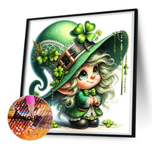 Load image into Gallery viewer, Clover Spirit St. Patrick&#39;S Day 30*30CM(Canvas) Full Round Drill Diamond Painting
